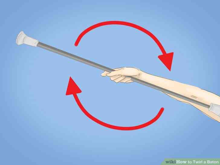 Image intitulée Tournoyer un Baton à l